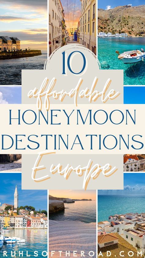 Spain Honeymoon Destinations, Underrated Honeymoon Destinations, Good Honeymoon Destinations, Honeymoon In Croatia, Second Honeymoon Ideas, Simple Honeymoon Ideas, Portugal Honeymoon Itinerary, Affordable European Destinations, December Honeymoon Destinations