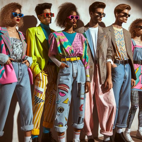 Fashion, like history, has an uncanny way of repeating itself, and the nostalgia-fueled resurgence of 1980s trends is a testament to this phenomenon. ... 80 90s Fashion, 70/80s Fashion, 90s Revival Fashion, 80s Miami Fashion, 80s Clothes 1980s Fashion Trends, 1980 Fashion Trends, Ankle Boots With Skirts, Best 80s Costumes, 1980s Trends