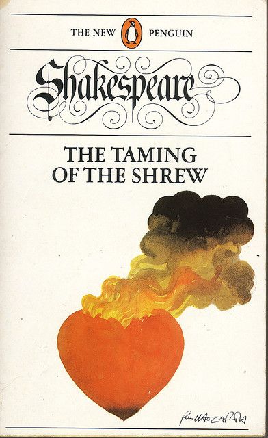 31. The Taming of the Shrew | Flickr - Photo Sharing! Paul Hogarth, Shakespeare Posters, Penguin Book Covers, Patrick Modiano, The Taming Of The Shrew, Author Portraits, Taming Of The Shrew, Penguin Books Covers, Play Poster