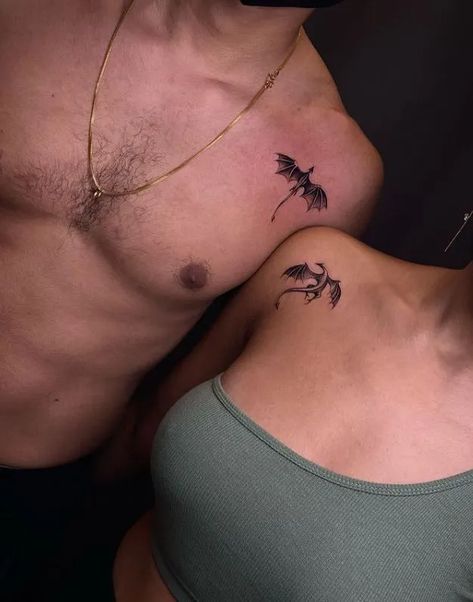 Tattoo Ideas For Men And Women Friends, Matching Chest Tattoos Couples, Unique Wrist Tattoos Men, Men Friendship Tattoos, Chest Tattoo Aesthetic Men, Chest Tattoo Men Ideas Minimalist, Minimalist Couples Tattoo, Matching Cross Tattoos Couple, Small Simple Couple Tattoos