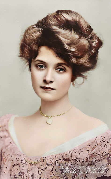 Good Witch Of The North, Billie Burke, Wizard Of Oz 1939, Glinda The Good, Glinda The Good Witch, Old Portraits, Photo Restoration, Gibson Girl, The Good Witch