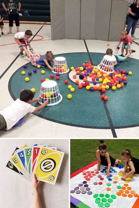 Life Size Board Games Diy How To Make, Jumbo Games Diy, Diy Life Size Board Game, Lifesize Board Games Diy, Giant Life Game, Vbs Games For Kids Indoor, Board Games Birthday Party, Diy Giant Board Games, Twist And Turns Vbs Games