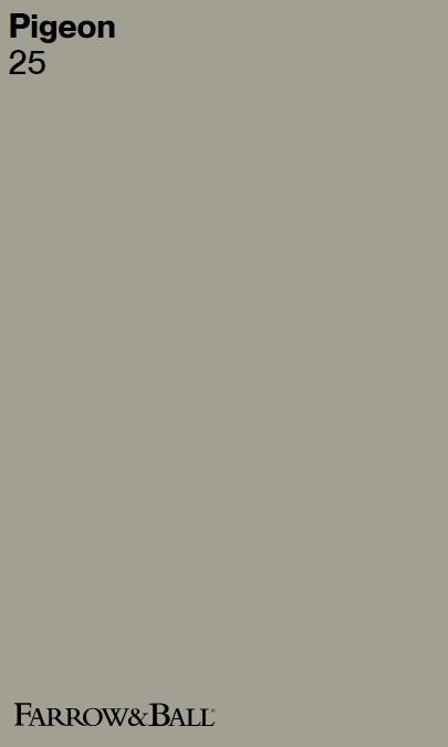 Farrow & Ball Pigeon 25 paint color swatch. #farrowandballpigeon Paint Wainscoting, Earth Tones Paint, Reclaimed Wood Ceiling, Living Room Paint Colors, Dulux Paint, Farrow And Ball Paint, Bedroom Wall Colors, Hello Lovely, Country Interior