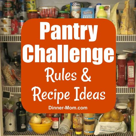 Pantry Cooking Challenge, Cooking Challenge Ideas, Gourmet Sloppy Joes, Pantry Challenge Recipes, Diy Meal Kits, Pantry Must Haves, Foods For Picky Eaters, Healthy Pantry Staples, No Spending