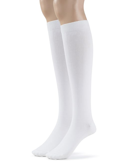 Mens Knee High Socks, Long White Socks, White Knee High Socks, Leg Braces, Work Socks, Mens Dress Socks, Preppy Girl, Grunge Look, Calf Socks