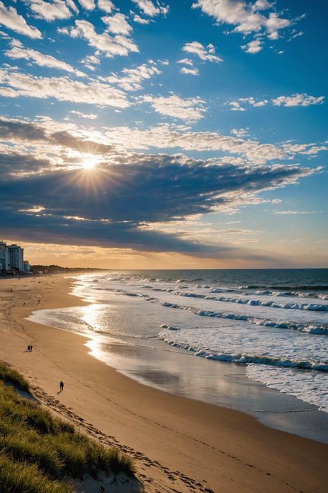 Coastal Charms: Discovering the Best of Virginia Beach Virginia Beach House, Virginia Beach Aesthetic, Virginia Beach Boardwalk, Sandbridge Beach, Colonial History, Virginia Homes, Virginia Usa, Picnic Spot, Beach Boardwalk