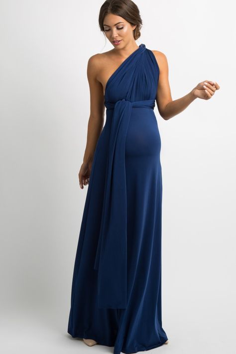 Maternity Maid Of Honor Dress, Dresses To Wear To A Wedding Pregnant, Elegant Maternity Dresses Formal, Infinity Dress Maternity, Navy Blue Maternity Bridesmaid Dress, Maternity Bridesmaid Dress Blue, Formal Pregnant Dress, Formal Dresses Maternity, Bridesmaid Dress For Pregnant Women