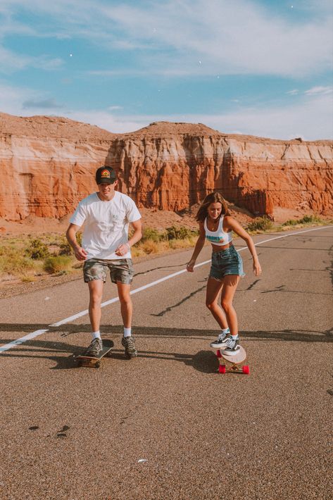 Granola Couple Aesthetic, Granola Couple, Skateboard Couple, Mccall Mitchell, 2019 Vibes, Skater Girl Style, Summer Vsco, Vsco Summer, Dear Future Husband