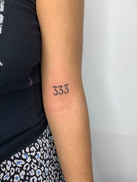 333 In Different Fonts, 3 Tattoo Number Design, 333 Font Tattoo, 333 Angel Number Tattoo Ideas, 333 Angel Number Tattoo, 333 Tattoo Fonts, 333 Tattoo Ideas, 333 Tattoos, Angel Number Tattoo Ideas