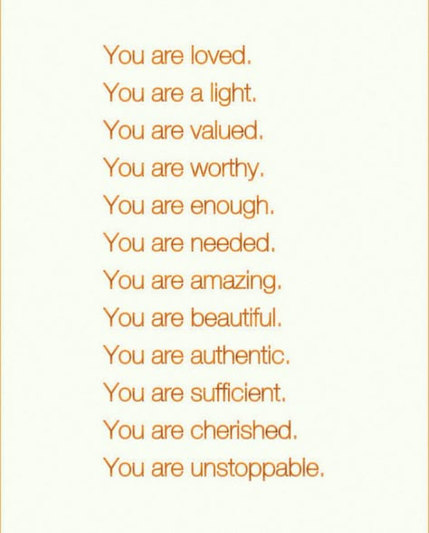 Repeat after me: “I am loved. I am light. I am valued. I am worthy. I am enough. I am needed. I am amazing. I am beautiful. I am authentic. I am sufficient. I am cherished. I am unstoppable.” #affirmations #morningmantra #youmatter #selftalk #liveunscripted #cricketunscripted #iamabeautifulmess #mystorymatters #everyonehasastorytotell I Am Enough Quotes Affirmations, I Am Valued, Mental Selfcare, I Am More Than Enough, I Am Unstoppable, Rich Future, I Am Light, 2025 Vibes, Enough Is Enough Quotes