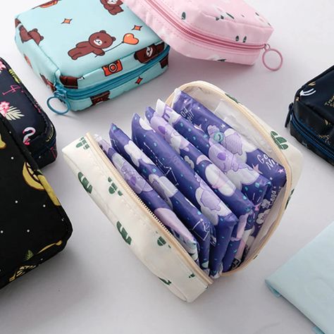 Tampon Storage, Padded Pouch, Cosmetic Bag Organization, Pad Bag, Sanitary Napkin, Sac Lunch, Sanitary Pads, Stationery Storage, Pencil Bags