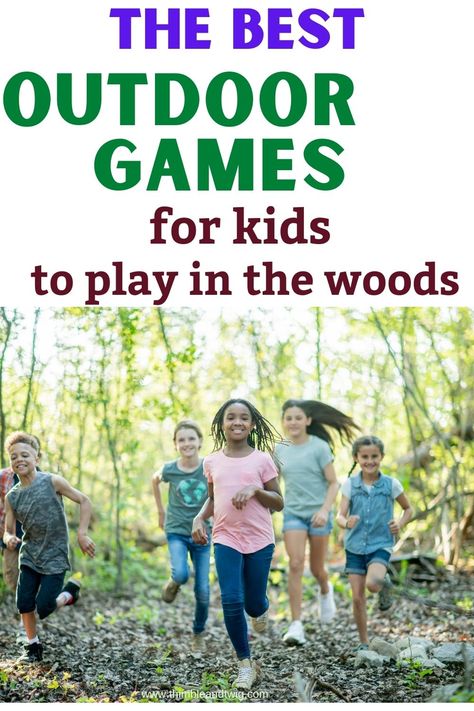 Outdoor games for kids Outdoor Game Ideas For Kids, Forest Games For Kids, Nature Games For Kids, Easy Outdoor Games For Kids, Energizer Games, Easy Outdoor Games, Rec Games, Outdoor Games For Toddlers, Outside Games For Kids