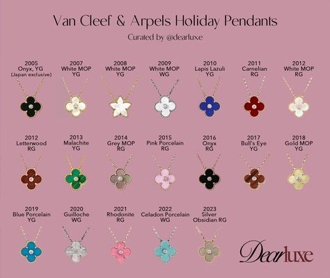 All You Need To Know About Van Cleef & Arpels Holiday Pendants | Dearluxe Van Cleef Arpels Pendant, Van Cleef Holiday Pendant, Van Cleef Set, Alhambra Bracelet, Alhambra Pendant, Pandora Bracelet Charms Ideas, Van Cleef And Arpels Jewelry, Kids Jewellery, Van Cleef & Arpels