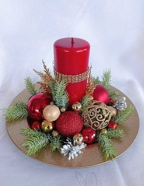 Christmas Centerpieces Cheap, Christmas Candle Decorations, Diy Wall Art Decor, Christmas Tablescape, Holiday Garlands, Front Yard Landscaping Simple, Hair Color Ideas For Brunettes, Diy Storage Furniture, Hair Color Dark