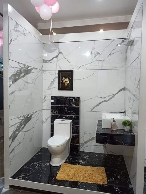 Bathrooms 😍💯 - Civil Engineering Discoveries | Facebook Granite Tiles Bathroom, Varmora Tiles, Toilet Tiles Design, Latest Bathroom Tiles Design, Washroom Tiles Design, Latest Bathroom Tiles, تصميم دورة مياه, Bathroom Wall Tile Design, Toilet And Bathroom Design