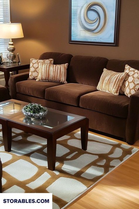 Discover beautiful color matches for brown furniture that will make your living room pop! Visit storables.com for more ideas and find your perfect palette. Which color pairings do you prefer? #HomeDecor #LivingRoomStyle #BrownFurniture #DesignInspiration #ColorIdeas Brown Living Room Furniture Ideas, What Colors Go With Brown, Brown Sofa Decor, Brown Living Room Furniture, Living Room Pop, Latest Sofa Set Designs, Article Ideas, Living Room Furniture Ideas, Brown Furniture Living Room