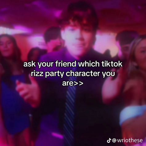 credits ,,@wriothese Party Characters, Tik Tok, Funny Memes, Memes, Funny