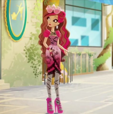 ever after high briar beauty #everafterhigh #briar Briar Beauty Costume, Briar Beauty Outfit, Briar Rose Ever After High, Ever After High Halloween Costumes, Briar Ever After High, Ever After High Outfits, Beauty School Outfits, Brunette Characters, Ever After High Briar Beauty