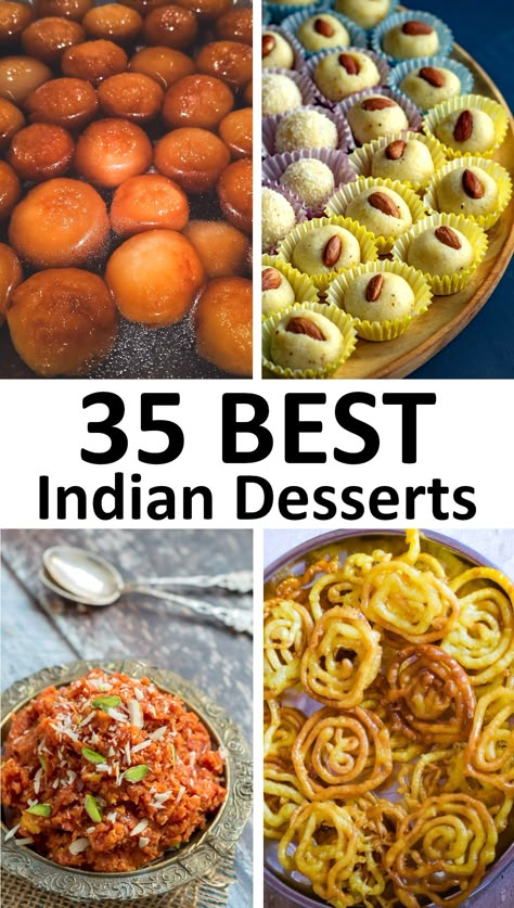 Vegan Indian Dessert, Easy Indian Dessert, Indian Pudding, Famous Desserts, International Desserts, Dinner Party Desserts, Dessert Simple, Happy Food, Indian Dessert Recipes