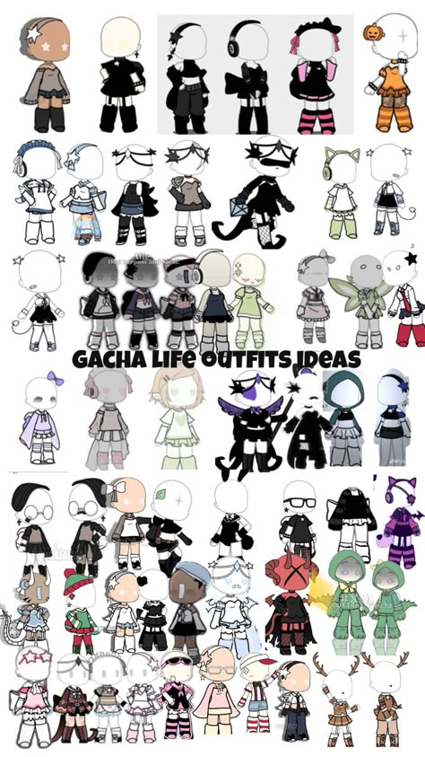 For people that have hard time making outfits like Me😭 Gacha Life Outfits Ideas, Gacha Base Poses, Gacha Custom Poses Couple, Gacha Base Poses Cute, Gacha Base, Making Outfits, Gacha Life Ideas, Creepy Drawings, Gacha Club Outfit