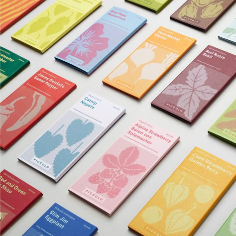 Seed Packaging Design, Brilliant Packaging, Gardening Seeds, Sunny Garden, Chocolate Packaging Design, 달력 디자인, Seed Packaging, 카드 디자인, Cadeau Photo