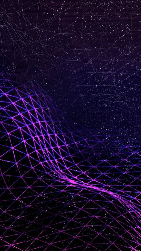 Perspective Wallpaper, Black And Purple Background, 3d Grid, 3d Perspective, Tech Aesthetic, Tech Background, Final Fantasy Artwork, Free Illustration Images, New Retro Wave