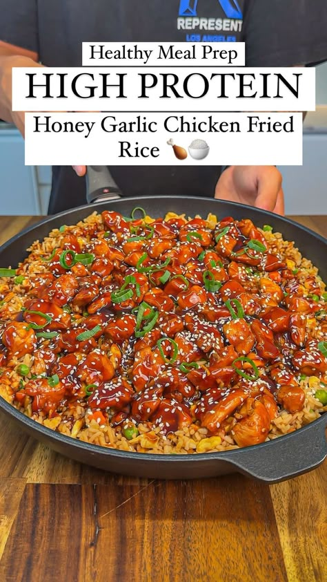 Lunch High Protein Meal Prep For The Week, Healthy Protein Dinner Ideas, High Protein Low Carb Dairy Free Recipes, Bulk Food Recipes, Aussie Fitness Recipes, Healthy Honey Garlic Chicken, Chickpea Meal Prep, Bulk Meal Prep, Freezer Prep Meals