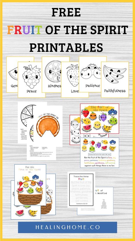 Fruit Of The Spirit Activities For Preschool, Fruit Of The Spirit Kindergarten, Fruit Of The Spirit Activity Sheet, Free Fruits Of The Spirit Lessons For Kids, Teaching Fruits Of The Spirit To Kids, Fruit Of The Spirit Lessons For Preschoolers, Fruit If The Spirit Crafts, Fruit Of The Spirit Games Activities, The Fruit Of The Spirit For Kids