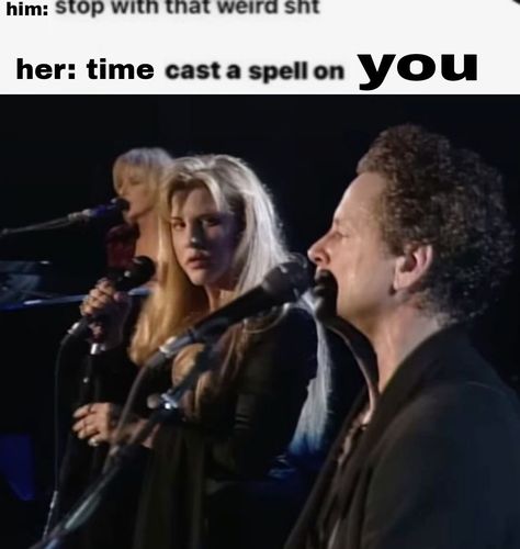 Fleetwood Mac Aesthetic, Fleetwood Mac Poster, Bruh Moment, Stevie Nicks Style, Lindsey Buckingham, Stevie Nicks Fleetwood Mac, Cast A Spell, Pinterest Memes, Hozier