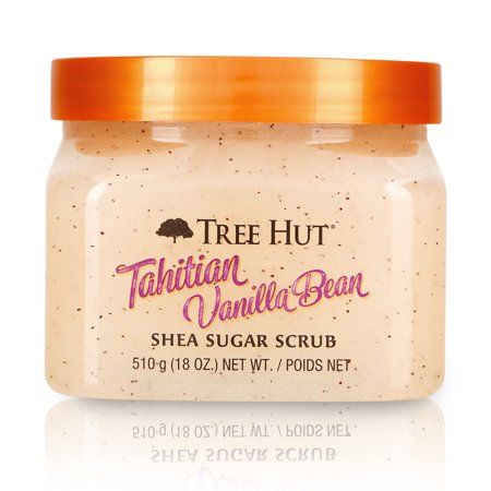 Tree Hut Tahitian Vanilla Bean Shea Sugar Scrub, 18oz, Ultra Hydrating and Exfoliating Scrub for Nourishing Essential Body Care, Brown Tree Hut Tahitian Vanilla Bean, Tahitian Vanilla Bean, Shea Sugar Scrub, Exfoliating Body Scrub, Sugar Body Scrub, Sugar Body, Exfoliating Scrub, Bath And Body Care, Tree Hut