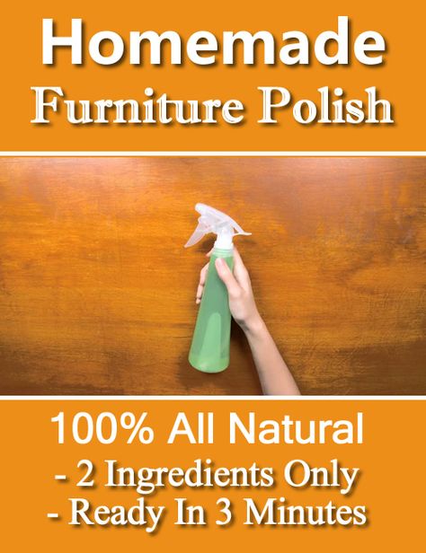 Polish Furniture Wood, Natural Furniture Cleaner, Wood Cleaning Hacks, Furniture Polish Recipe, Diy Furniture Polish Wood Coconut Oil, Natural Wood Furniture Cleaner, Homemade Furniture Polish Wood, Natural Wood Polish Diy, Diy Furniture Polish Homemade