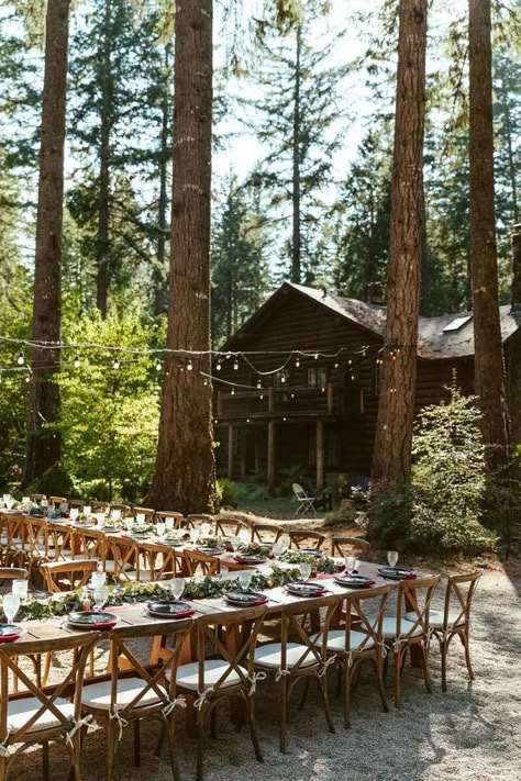 Woodsy Romantic Loloma Lodge Wedding » Event Crush Montana Outdoor Wedding, Summer Camp Inspired Wedding, New England Forest Wedding, Lodge Wedding Venues, Oregon Outdoor Wedding, Small Oregon Wedding, Outdoor River Wedding, Glen Oaks Big Sur Wedding, Yosemite Wedding Reception