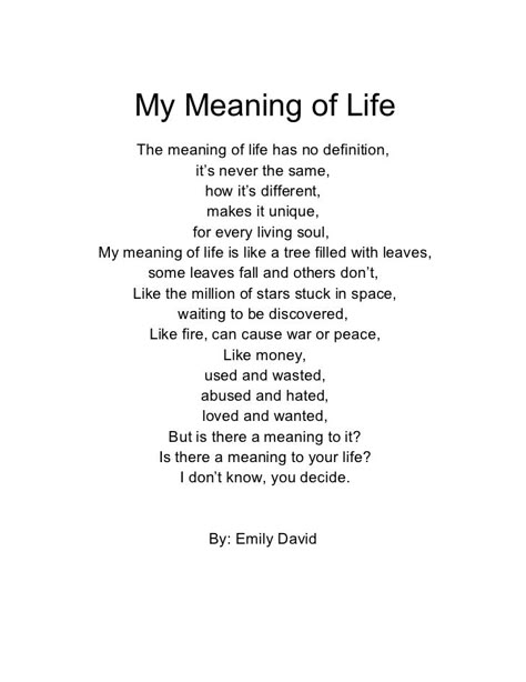 My Meaning of Life    The meaning of life has no definition,                it’s never the same,                   how it’... Poems About The Meaning Of Life, Definition Of Life Quote, Thoughts About Life Deep, Life Lesson Poems, Poetry Of Life, Deep Meaning Quotes About Life, My Life Has No Meaning, Mi Amor Meaning In English, Quotes About The Meaning Of Life