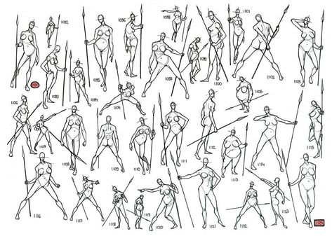 I did not create this pin, but i edited it so it is more school-work environment friendly. Pose Spear Reference, Spear Action Pose Reference, Poses With A Spear, Spear Drawing Pose, Spear Pose Drawing, Spear Stance, Woman With Spear Pose, Spear Reference Pose, Spear Poses Drawing Reference