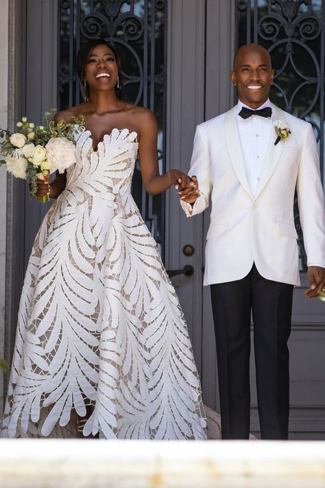 Fern Wedding, Unique Wedding Dresses, Celebrity Wedding Dresses, Wedding Dress Inspiration, Brides And Bridesmaids, Unique Wedding, Celebrity Weddings, Fern, Beautiful Weddings