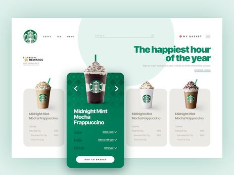 Starbucks website designed by Designkes. Connect with them on Dribbble; the global community for designers and creative professionals. 😍 การออกแบบ Ui Ux, Desain Ux, Mise En Page Web, Mobil Design, Ui Design Mobile, Ui Ux 디자인, Web Design Websites, Web Design Quotes, Desain Ui Starbucks Website, การออกแบบ Ui Ux, Desain Ux, Web Design Websites, Web Design Quotes, Modern Website Design, Speed Art, Kiosk Design