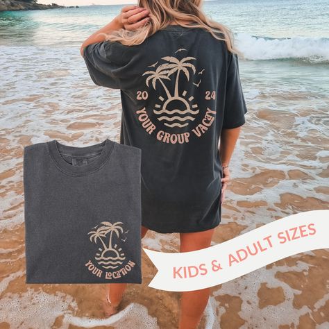 Obx Family Vacation Shirts, Hawaii Family Vacation Tshirts, Beach Family Reunion Shirts, Cruise T Shirts Ideas Family Trips, Matching Family Vacation Shirts, Beach Trip Shirt Ideas, Vacation T Shirts Ideas Family, Beach Vacation Shirts, Family Beach Shirts Ideas