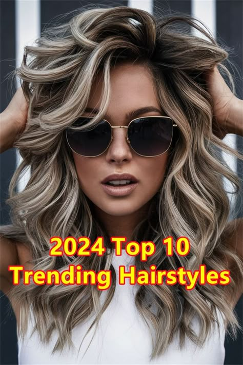 Long Bangs 2024 Trends, Trend Hair Styles 2024, Long Hair Styles For Women Over 40 Ideas, Jacklyn Smith Hairstyles Today, Trending Hairstyles For Ladies 2024, Long Hair To Medium Haircut Before After, Right Side Part Hairstyles, Money Pieces With Highlights, Long Hair Color 2024