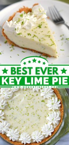 Best Key Lime Pie Recipe, Easy Key Lime Pie Recipe, Creamy Key Lime Pie, Easy Key Lime Pie, Key Lime Recipes, Key Lime Desserts, Key Lime Pie Easy, Key Lime Pie Recipe, Lime Desserts