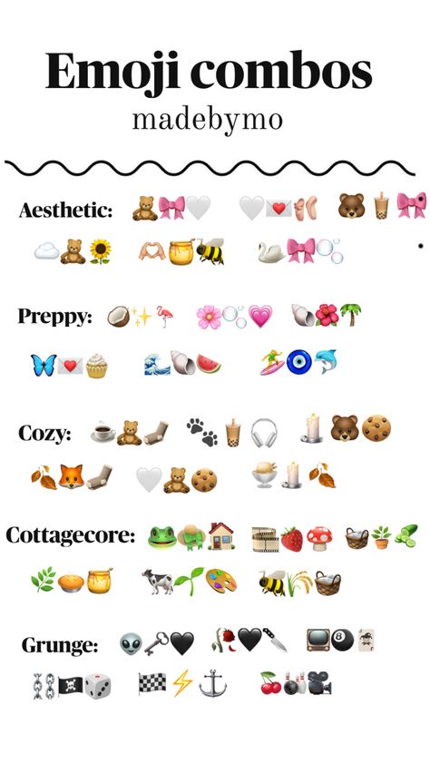 Different aesthetics for emoji combos Funny Emoji Combinations, Combo Emoji, Aesthetic Emojis, Cute Emoji Combinations, Emoji Valentines, Boo Baskets, Emoji Combos, Emoji Challenge, New Emojis