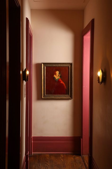 Gallery — The Chloe | New Orleans, LA | Boutique Hotel Funky House Design, The Chloe New Orleans, Corridor Styling, Color On Ceiling, New Orleans Aesthetic Interior, Warm Colors Aesthetic, Boutique Hotel Interiors, New Orleans Interior Design, Entryway Color