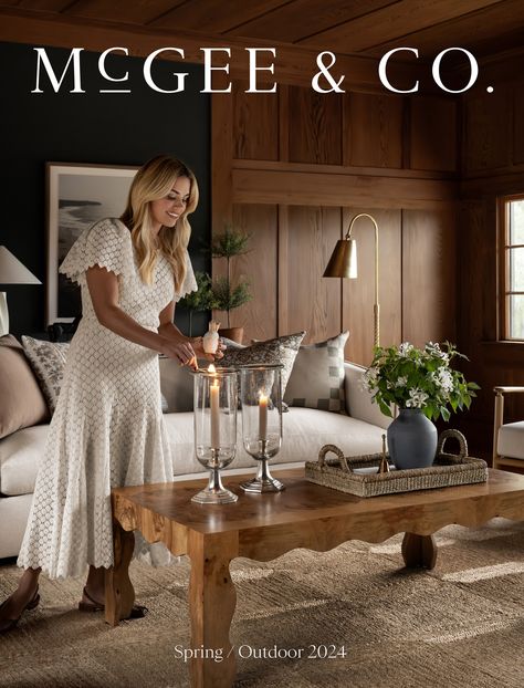 McGee and Co - McGee & Co. Spring Catalogue 2024 Mobile - Page 1 Mcgee And Co Bedroom, Mcgee And Co Living Room, Studio Mcgee Living Room, Mcgee And Co, Summer Tablescapes, Spring Outdoor, Mcgee & Co, Studio Mcgee, Home Design Decor