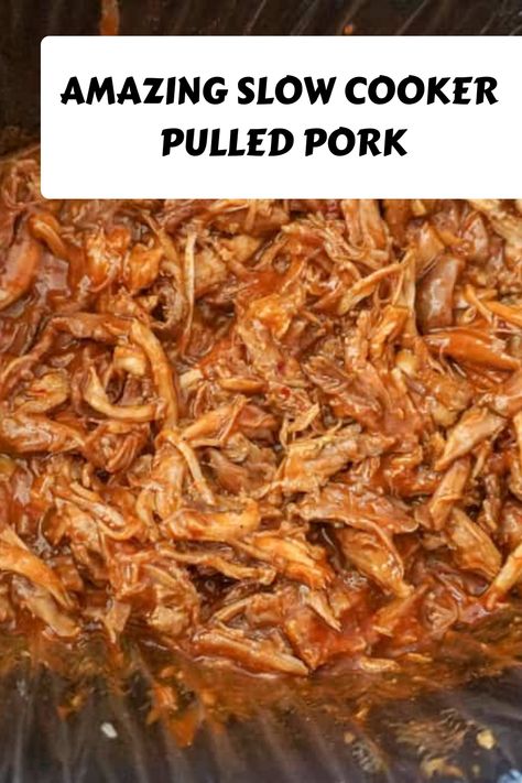 Pulled Pork Slow Cooker Easy, Pulled Pork Crock Pot Recipes Easy, Bbq Pork Roast, Bbq Pork Crockpot, Recipes Pulled Pork, Easy Pulled Pork Crock Pot, Slow Cooker Pulled Pork Recipe, Easy Pulled Pork Slow Cooker, Pork Roast Crock Pot Recipes