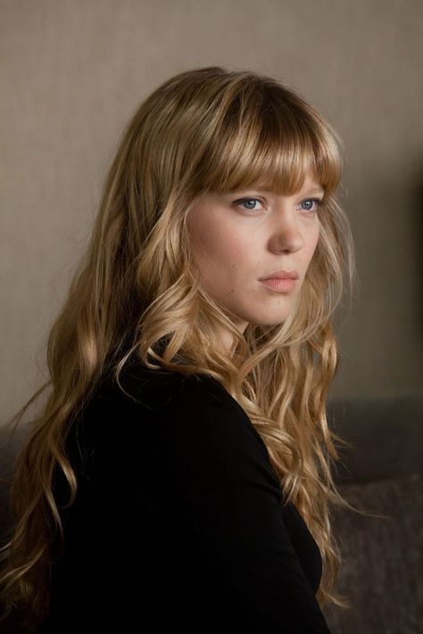 Lea Seydoux, Long Hair With Bangs, French Actress, Long Blonde, Long Blonde Hair, Good Hair Day, Hair Envy, Grunge Hair, Bang Bang