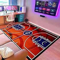 Football And Basketball Bedroom, Space Jam Bedroom, Boy Basketball Room, Kids Basketball Room, Gamer Bedroom Boys, Basketball Room Ideas For Boys, Sports Themed Bedroom For Boys, Basketball Themed Room, Basketball Rooms