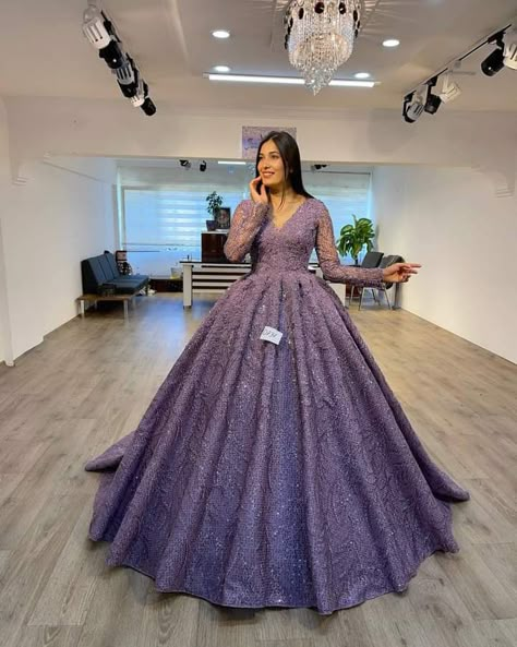 Princess Gown For Engagement, Full Sleeve Gowns Indian, Engagement Gowns Elegant Indian, Indowestern Gowns Wedding, Engagement Dress For Bride Indian Gown Simple, Reception Gown For Bride Sister, Gowns Dresses Indian Engagement, Reception Gowns Indian Bridal Latest, Party Wear Gowns Indian Receptions