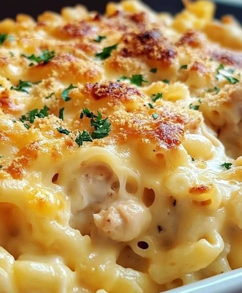 Crack Chicken Macaroni and Cheese | Homemade Recipes Cracked Chicken Macaroni And Cheese, Chicken Ranch Macaroni And Cheese, Macaroni And Cheese Chicken Soup, Mac And Cheese With Cream Of Chicken Soup, Baked Chicken And Mac And Cheese, Homemade Chicken Mac And Cheese, Cheesy Chicken Mac And Cheese, Mac N Cheese Chicken Casserole, Ground Chicken Mac And Cheese