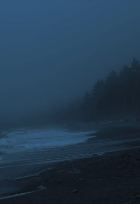 Misty Ocean Aesthetic, Eerie Ocean Aesthetic, Smokey Blue Aesthetic, Misty Beach Aesthetic, Cold Ocean Aesthetic, Creepy Ocean Aesthetic, Blue Fog Aesthetic, Dark Blue Sea Wallpaper, Foggy Beach Aesthetic