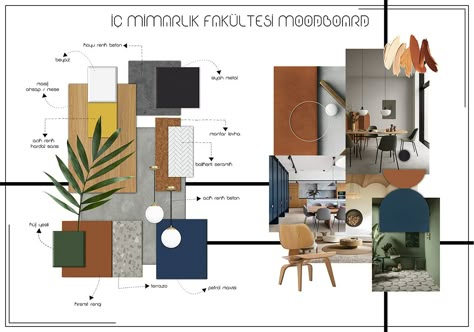 Office Interiors Mood Board, Interior Design Boards Living Room, Moodboard For Office Interior Design, Material Mood Board Architecture, Moodboard Interior Design Office, Inspiration For Mood Board, Ideas For Mood Board, Inspiration Boards Interior Design, Office Concept Board