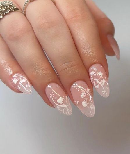 French Manicure Long Nails, Girly Acrylic, Summery Nails, Girly Acrylic Nails, Classy Acrylic Nails, Cute Gel Nails, Soft Nails, Nails 2024, Summer Glow